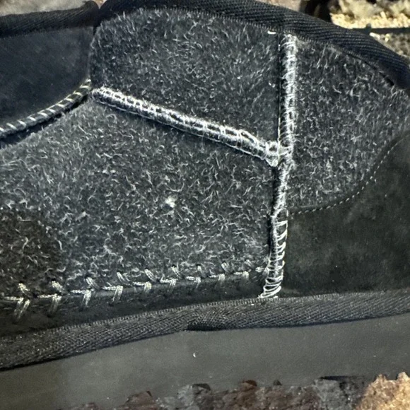 UGG Womens Classic Ultra Mini Biarritz Boot Grey/Gray size us 6 - Picture 6 of 16